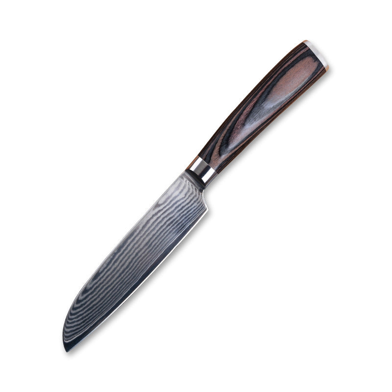 Couteau Santoku Damas - Polyvalent Japonais