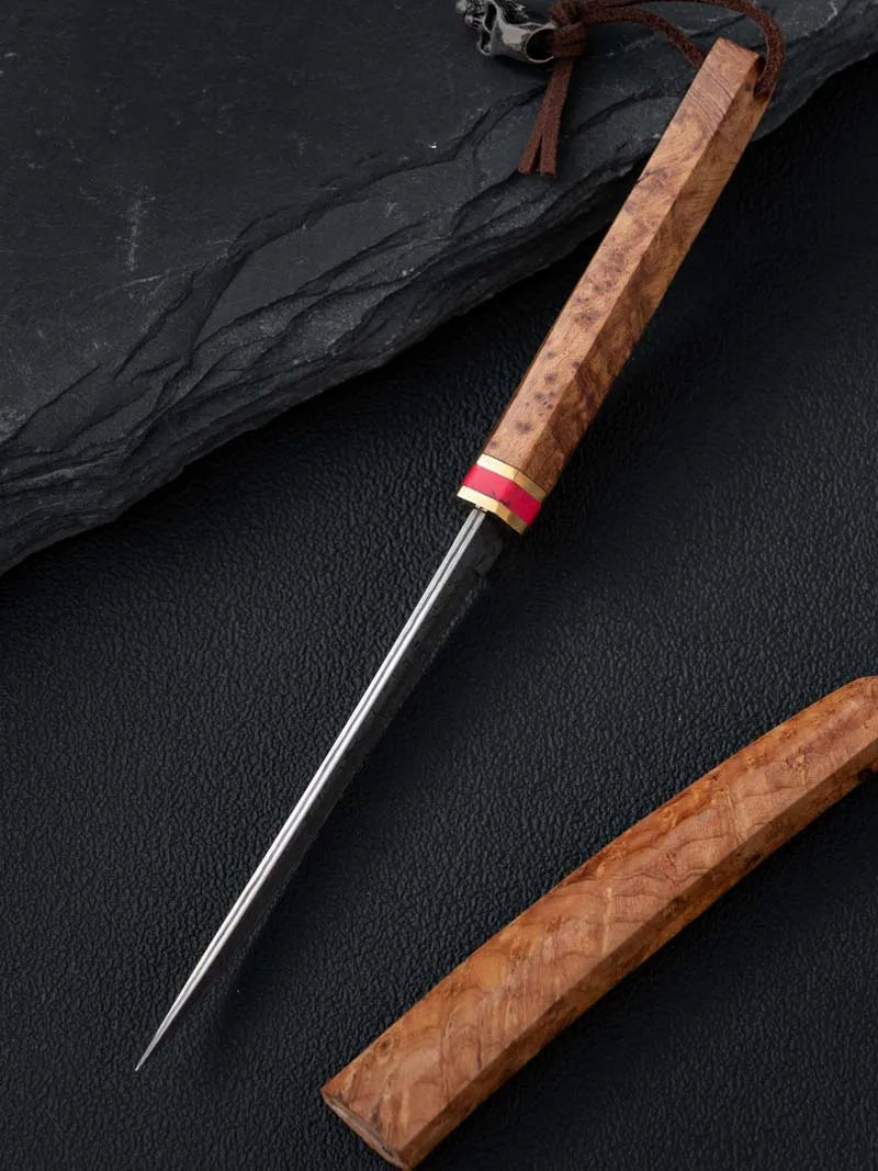 Couteau Fixe Damas — L'Outil du Quotidien