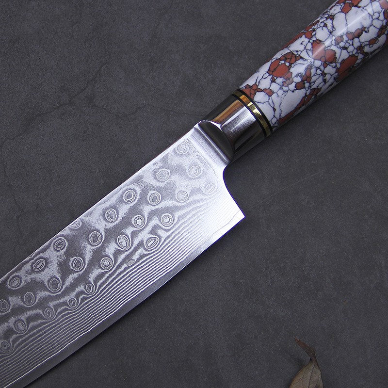 Couteau de Chef Damas — Manche Ivoire