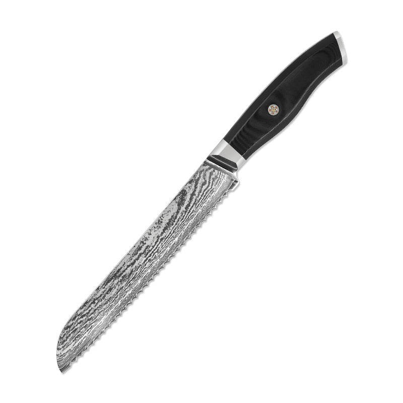 Couteau à Pain Damas — Tranche Nette