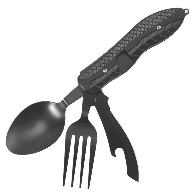 Stainless Steel Camping Detachable Knife Fork And Spoon