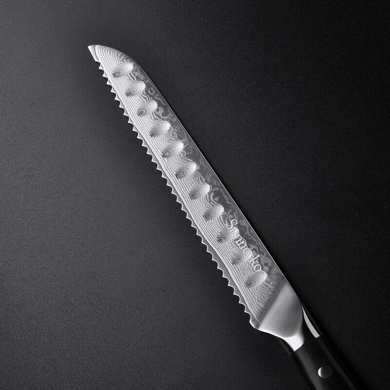 Couteau à Pain Damas — La Scie qui ne Déchire Pas