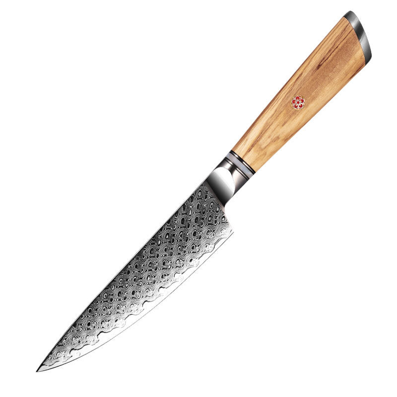 Couteau de Chef Damas — Manche Olivier