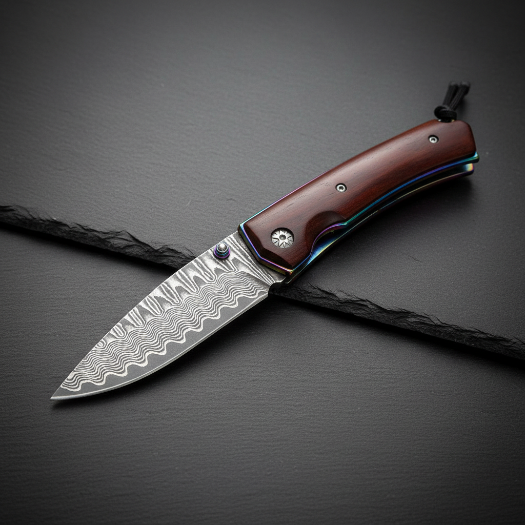 Canif Pliant Damas - Drop Point Classique