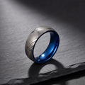Le Damas Royal Black — Bague en Acier de Damas