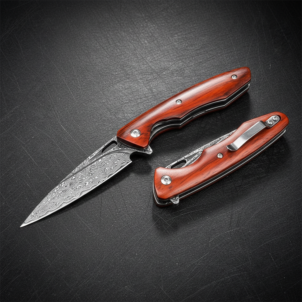 Canif Pliant Damas — Manche G10