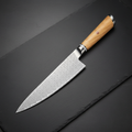 Couteau de Chef Damas — Manche Olivier
