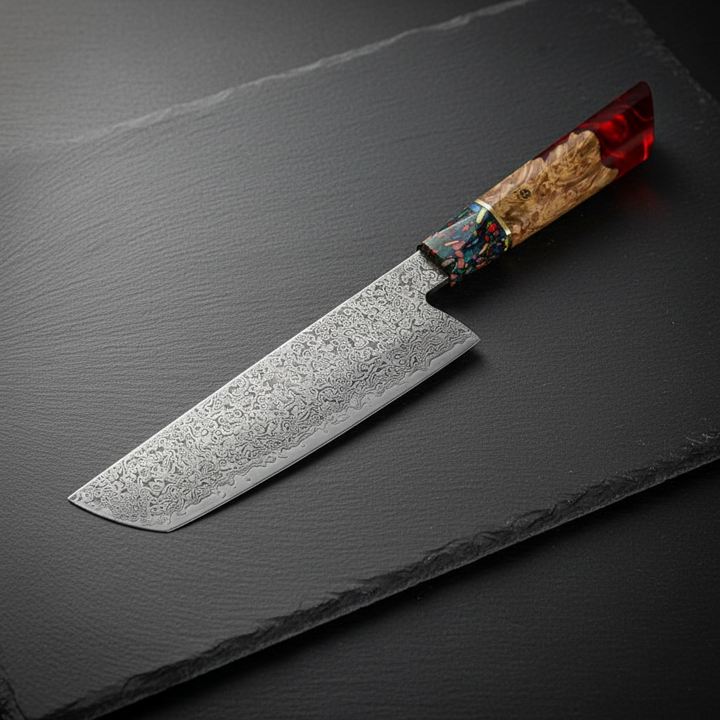 Couteau de Chef Damas — Le Cœur de la Cuisine