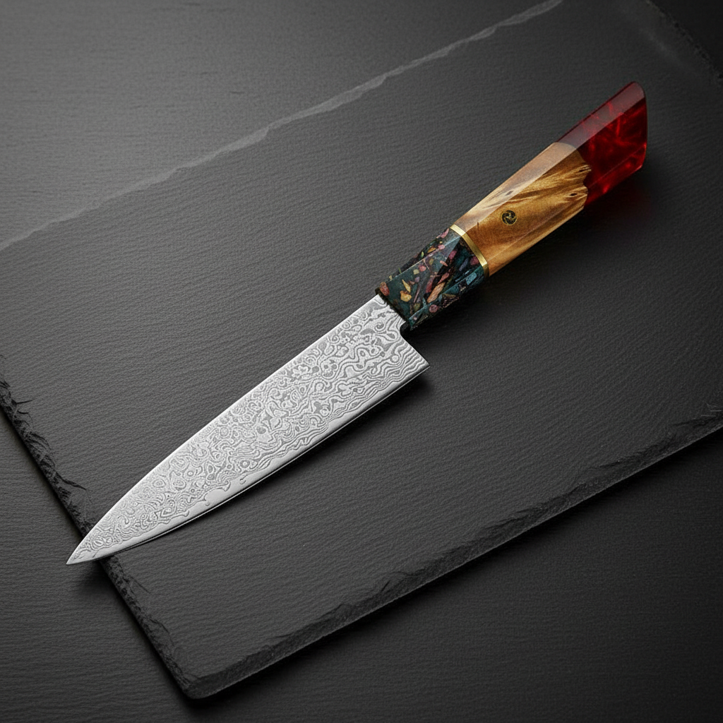Couteau de Chef Damas — Le Cœur de la Cuisine