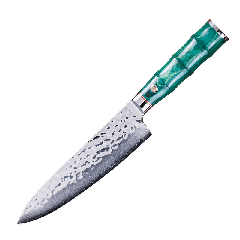 Couteau Gyuto Damas VG10 20 cm — Manche Bois