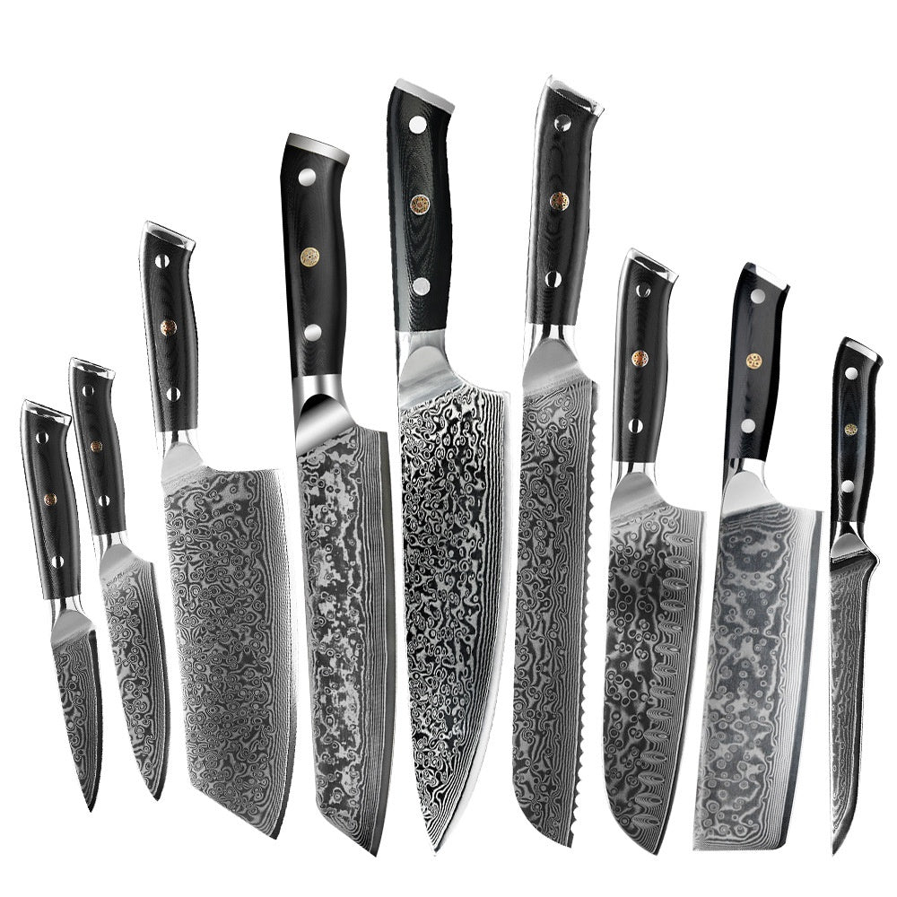 Couteau à Trancher Damas — Manche G10
